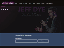 Tablet Screenshot of jeffdye.com